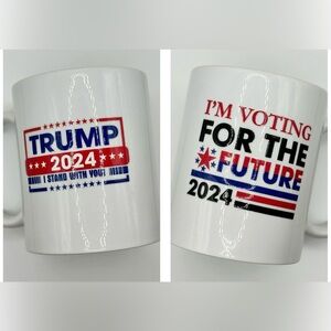 TRUMP 2024 Mug 11.8oz Red White & Blue NEW!